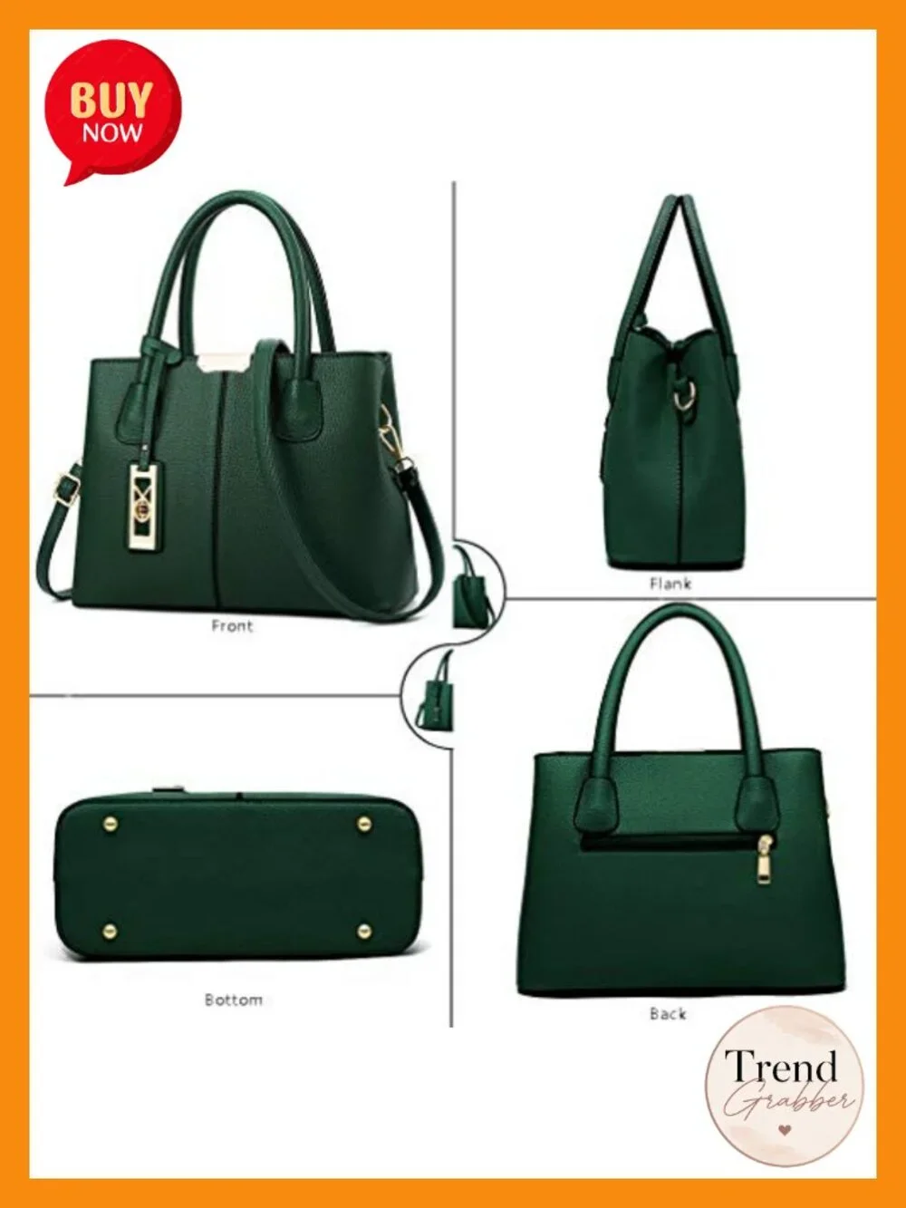 Satchel Handbag Shoulder Purse Tote Crossbody Bag Women PU Leather